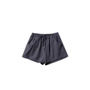 Shorts Feminino de Algodão e Linho com Laço – Estilo Prairie Chic