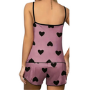 Conjunto de Pijama Feminino com Alças Finas – Estilo e Conforto para o Verão