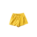 Shorts Feminino de Algodão e Linho com Laço – Estilo Prairie Chic