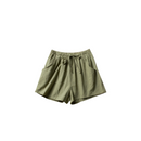 Shorts Feminino de Algodão e Linho com Laço – Estilo Prairie Chic