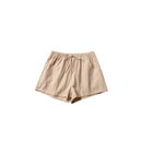 Shorts Feminino de Algodão e Linho com Laço – Estilo Prairie Chic