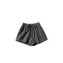 Shorts Feminino de Algodão e Linho com Laço – Estilo Prairie Chic