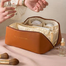 Estojo de Cosméticos organizador de maquiagem feminino e porta acessórios de higiene pessoal