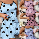 Conjunto de Pijama Feminino com Alças Finas – Estilo e Conforto para o Verão