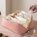 Estojo de Cosméticos organizador de maquiagem feminino e porta acessórios de higiene pessoal