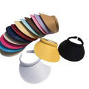 Chapéu de Palha Feminino com Proteção Solar para Primavera e Verão