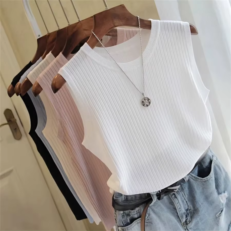 Blusa Feminina de Chiffon – Estilo Casual com Elasticidade e Conforto para Primavera e Verão