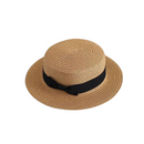 Chapéu de Palha Infantil com Proteção Solar para Primavera e Verão