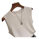 Blusa Feminina de Chiffon – Estilo Casual com Elasticidade e Conforto para Primavera e Verão