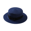 Chapéu de Palha Infantil com Proteção Solar para Primavera e Verão