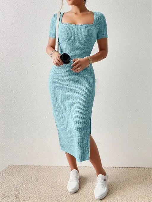 Vestido Tubinho Midi de Verão – Elegância com Conforto
