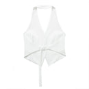 Colete Feminino Sob Medida – Estilo High Street com Botões e Decote V