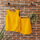 Conjunto Feminino Vintage de 2 Peças – Leveza e Elegância para o Verão