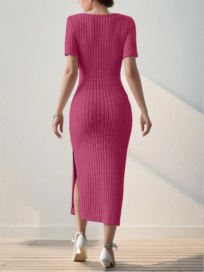 Vestido Tubinho Midi de Verão – Elegância com Conforto