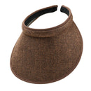 Chapéu de Palha Feminino com Proteção Solar para Primavera e Verão