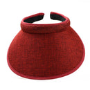 Chapéu de Palha Feminino com Proteção Solar para Primavera e Verão