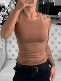 Regata Feminina com Detalhe em Renda – Elegância Casual para o Verão