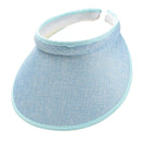 Chapéu de Palha Feminino com Proteção Solar para Primavera e Verão