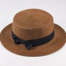 Chapéu de Palha Infantil com Proteção Solar para Primavera e Verão