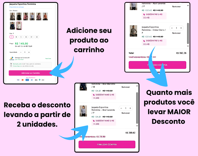 Jaqueta Esportiva Feminina